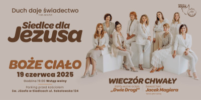 Koncert „Siedlce dla Jezusa”.
